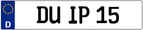 Truck License Plate